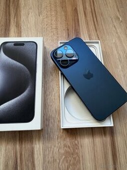 iPhone 15 pro Titanium blue 256gb