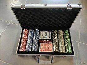 -NOVÝ- Poker set 300 žetonů v alu kufru
