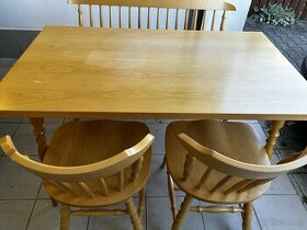 Kuchyňský set stůl židle a lavice