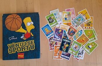 Sběratelské album Simpsons + kartičky