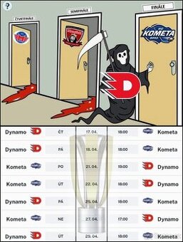 Finále Pardubice vs Kometa 18.4