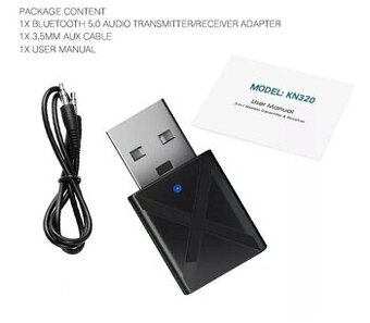 Bluetooth adaptér 2v1, vysílač i přijímač