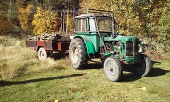 Dvoukolový vlek za traktor