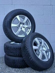 Pěkná zimní orig alu kola Mitsubishi ASX 215/65/16 vzorek 8m