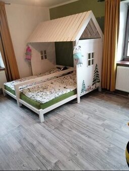 Postel ze dřeva - dětská postel