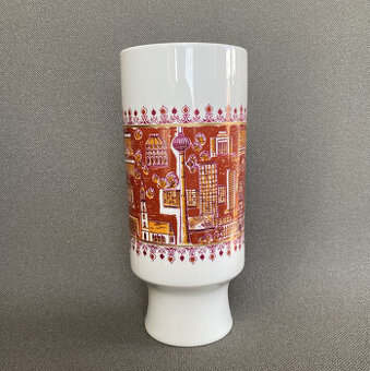 Autorská porcelánová váza, kolekce Berlín, Wallendorf