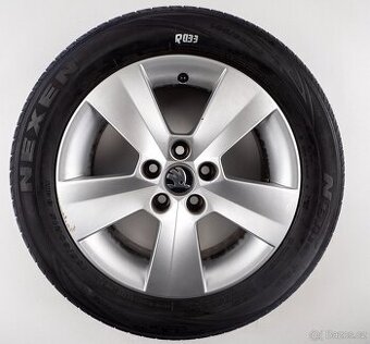 Škoda Rapid - Originání 15" alu kola - Letní pneu