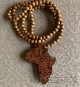 Dřevěná Afrika korále - 1