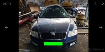 Octavia II, 1.9 tdi BXE díly modrá 9462