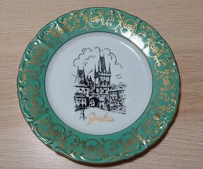 Sběratelský dezertní talíř Praha MZ Czechoslovakia