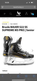 Brusle Bauer supreme s22 M5 pro