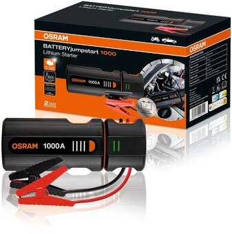Startovací zdroj OSRAM Battery jumstart 1000, 12V