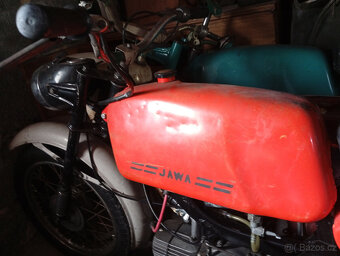 Jawa 23 Mustang v původní stav