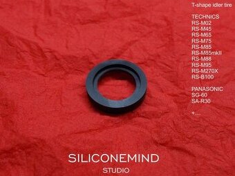 Gumove obložení ve "T" tvaru pro Technics RS-M02, RS-M45,