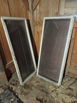 Dřevěná okna 65x150 cm