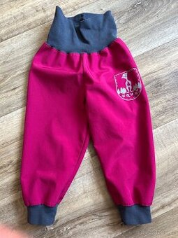 Jaro/podzim softshellové kalhoty vel 86/92