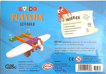 stavebnice Playstix Letadlo - Nová