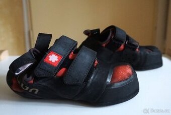 Lezečky Ocún Ozone v.38, podlepené v dobrém stavu