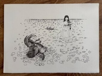 Toyen - grafiky z cyklu Tir 1973