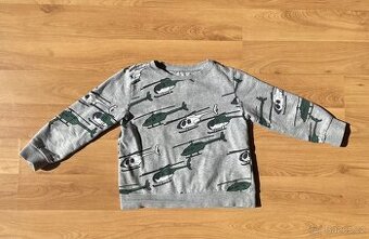 Mikina s vrtulníky, velikost 104, Lindex