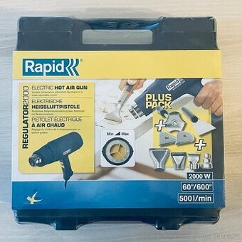 Horkovzdušná pistole Rapid Regulator 2000 sada nové