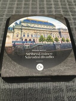 Národní divadlo proof 13 g stříbro/zlato