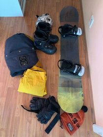 Snowboard - komplet výbava na hory