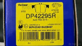 Brzdové destičky EBC Yellow Stuff DP42295R RS3, TTRS, RSQ3