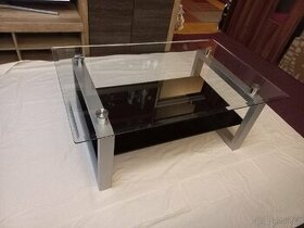 Skleněný konferenční stolek - 1