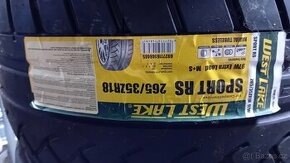 2+2ks pneu Westlake sport RS 265/35/R18 235/40/R18 semislick - 1