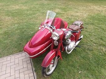 Jawa 350/354 se sidecarem Velorex 560