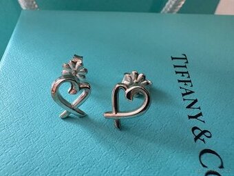 Náušnice Tiffany Loving Heart - 1