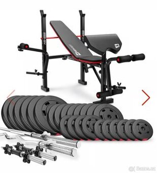 Sada PREMIUM 135kg s lavicí HS-1065 - 1