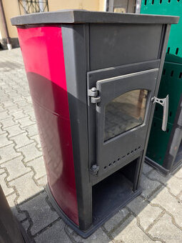 Krbová kamna BELLA THALIA, 6,2kW, červená