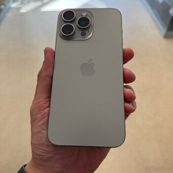 iPhone 15 Pro Max 256GB, 100% baterie, 12 měsíců záruka