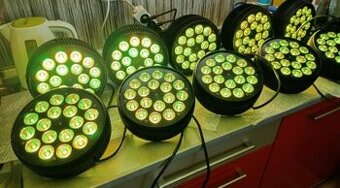 Nové ALU Led Par 18x12 Wat RGBW - 1