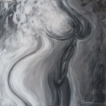 Akt 50x50, DOPRAVA ZDARMA