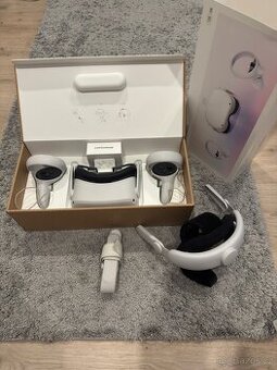 Prodám Oculus Quest 2 (128 GB) + Kiwi Strap – s účtenkou