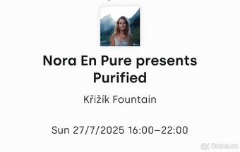 Nora en Pure - vstupenka