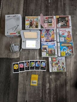 Nintendo 3DS XL Pearl White + hry
