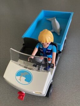 Playmobil 4464 Ošetřovatelský vůz ze ZOO + 2 figurky