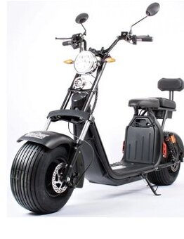 Elektrokoloběžka ECO HIGHWAY 3000W BLACK LINE se zpátečkou,