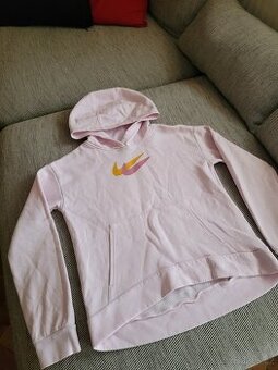 Dívčí růžová mikina zn. Nike, vel. 146-156