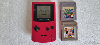 NINTENDO GameBoy COLOR +2 hry SUPER MARIO W. 3 , MIKIMAUS