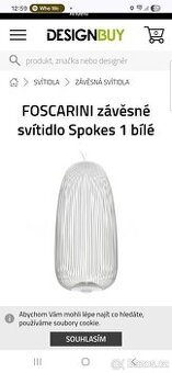 Foscarini Spoke závěsné svítidlo.