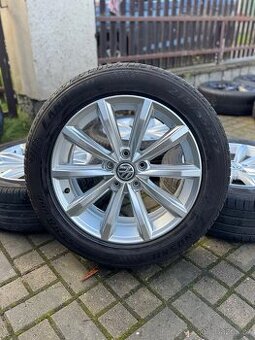 ORIGINÁL Alu Volkswagen London R17, 5x112 - LETNÍ PNEU