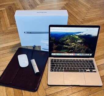 Apple MacBook Air M1 Space Gray CZ, 256GB, doplňky, záruka