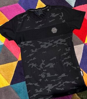 PHILIPP PLEIN  PÁNSKÉ STYLOVÉ LUXUS TRIKO - L