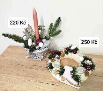 Prodám vánoční dekorace - do fialové barvy