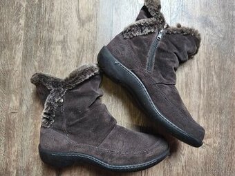 Teplé kožené boty PANAMA JACK v.41 jako nové